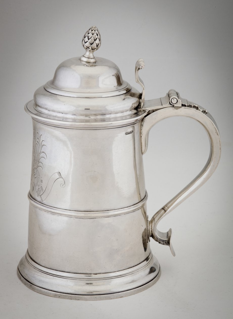 Tankard, 1773 alkotó: Paul Revere
