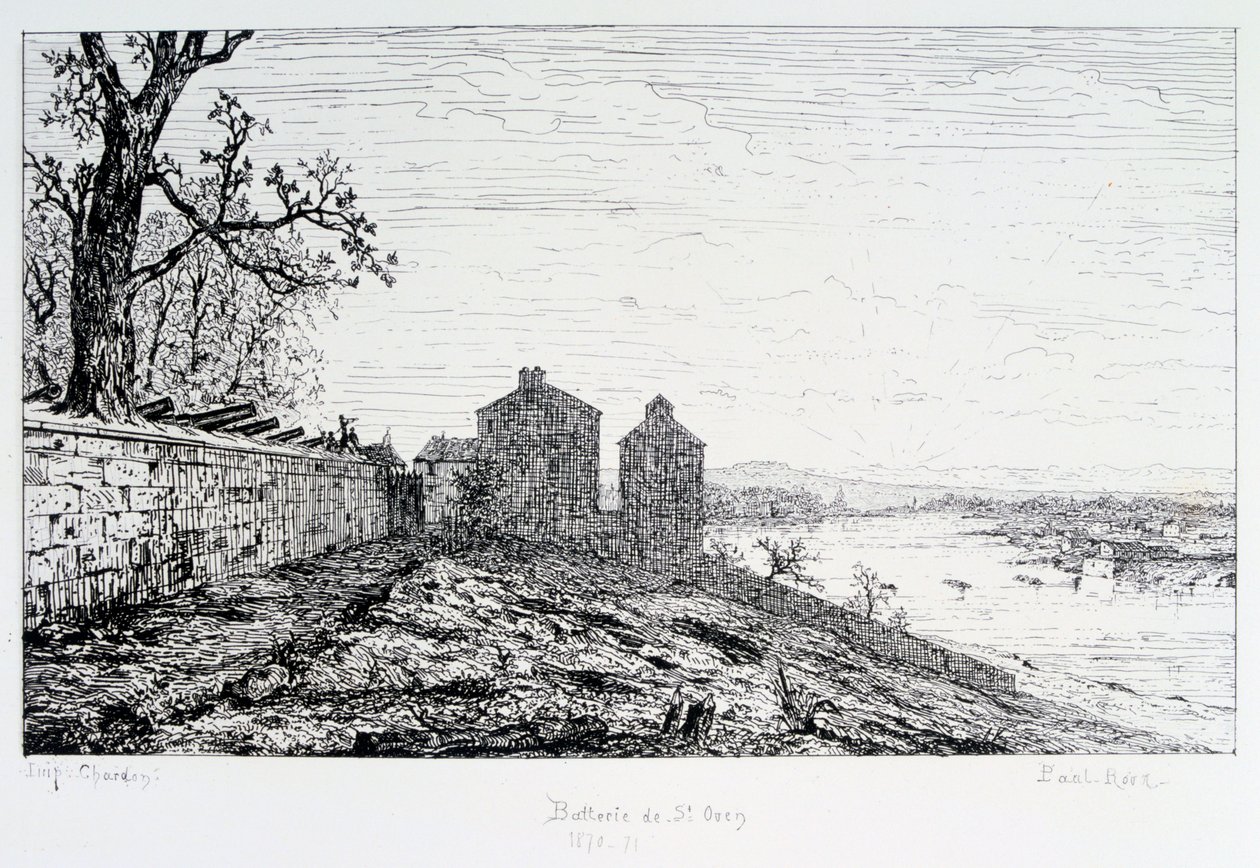St Ouen akkumulátora, Párizs ostroma, 1870-1871 alkotó: Paul Roux