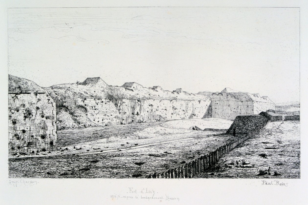 Fort dIssy, Párizs ostroma, 1870-1871 alkotó: Paul Roux
