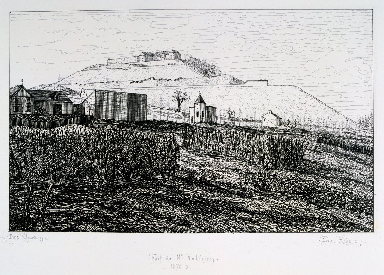 Fort du Mont Valerien, Párizs győzelmei, 1870-1871 alkotó: Paul Roux