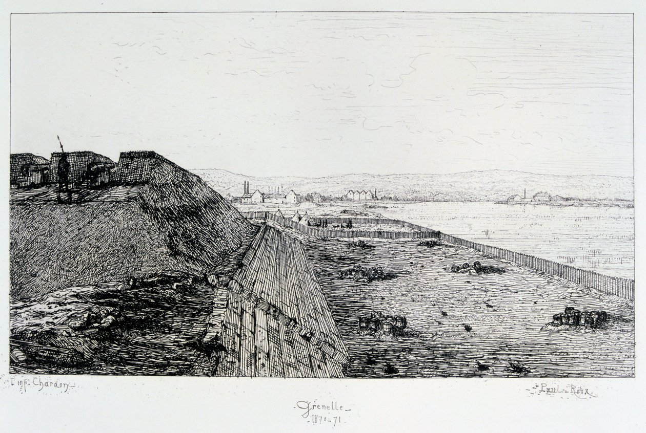 Grenelle, Párizs ostroma, 1870-1871 alkotó: Paul Roux