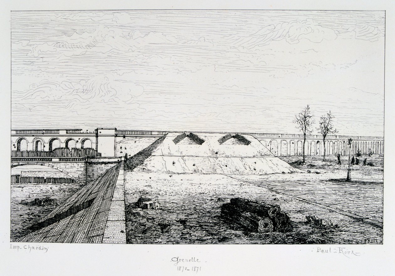 Grenelle, Párizs ostroma, 1870-1871 alkotó: Paul Roux