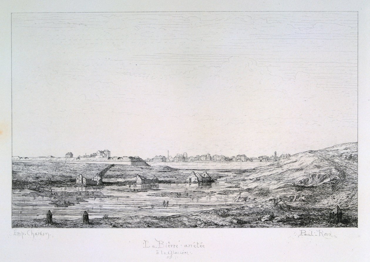 Siege of Paris, 1870-1871 alkotó: Paul Roux