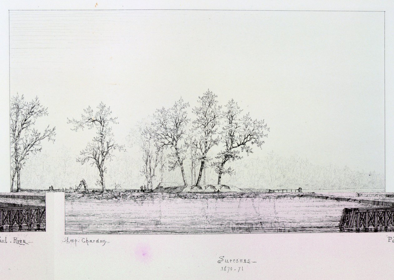 Suresnes, Siege of Paris, 1870-1871 alkotó: Paul Roux
