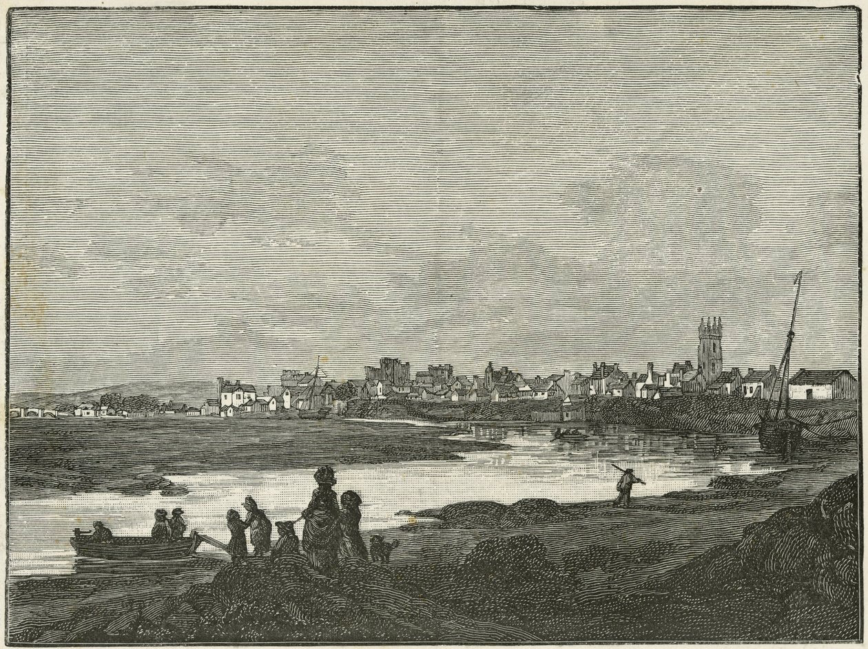 Cardiff délről (metszet) alkotó: Paul Sandby