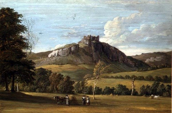 Carregcennin kastély, Carmarthenshire alkotó: Paul Sandby