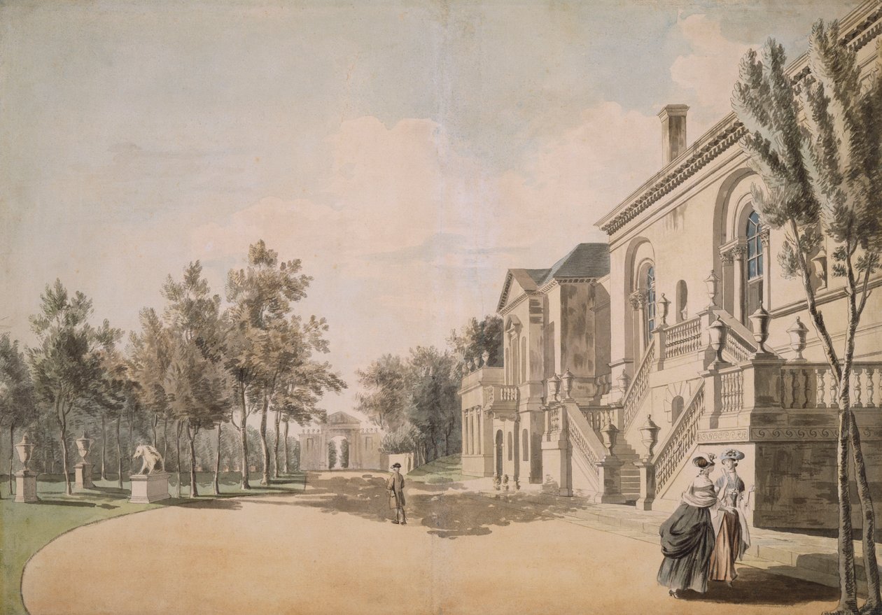 Chiswick-ház, 1766-1768 alkotó: Paul Sandby