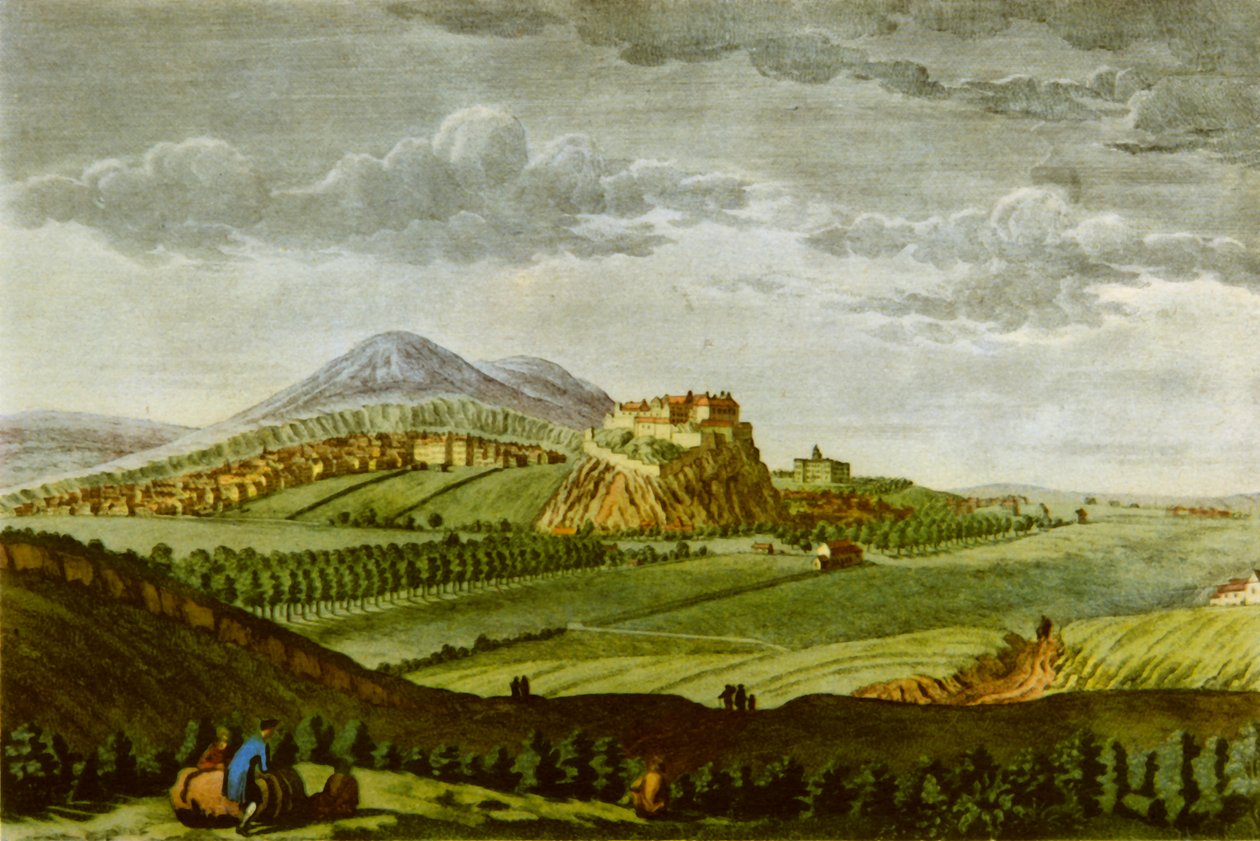 „Edinburgh a nyugatról, David Hume idejében”, 1750, 1943. alkotó: Paul Sandby