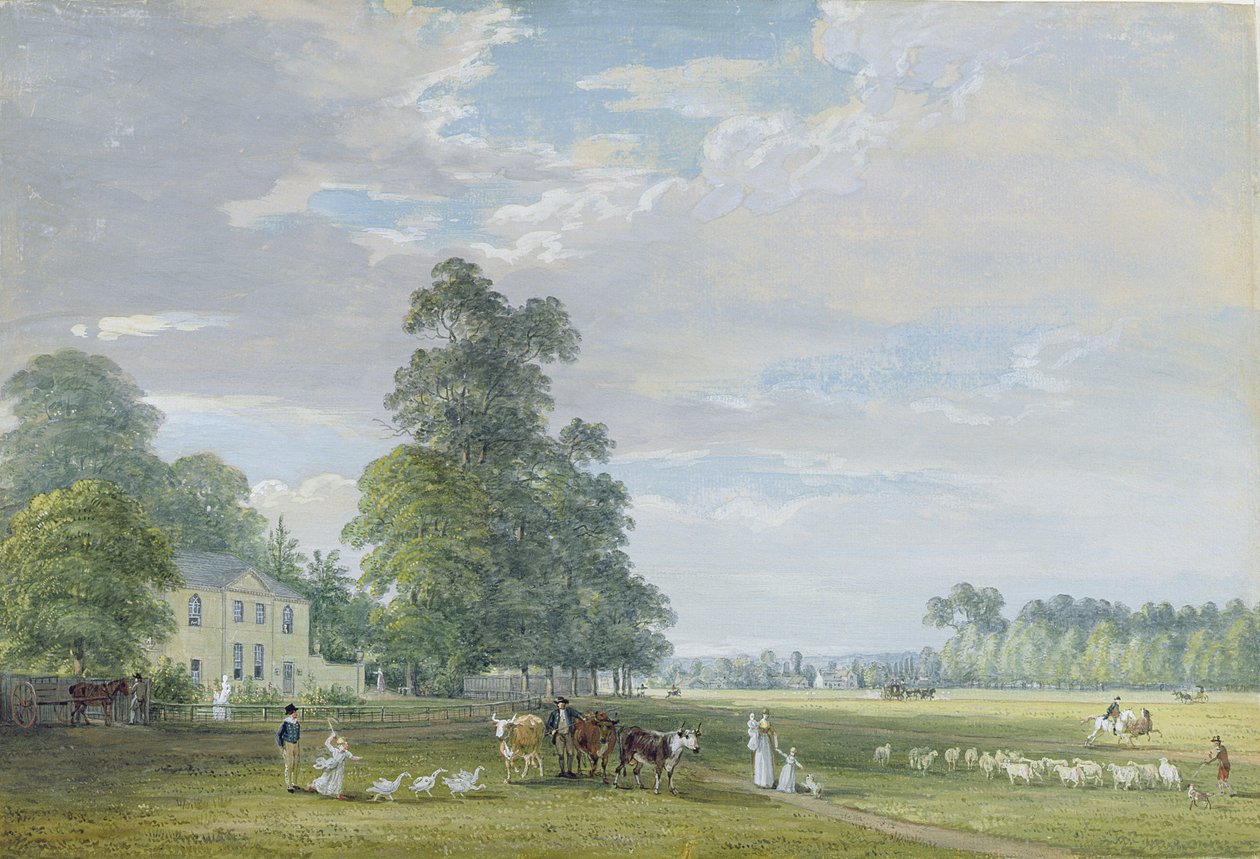 Englefield Green, Egham közelében alkotó: Paul Sandby