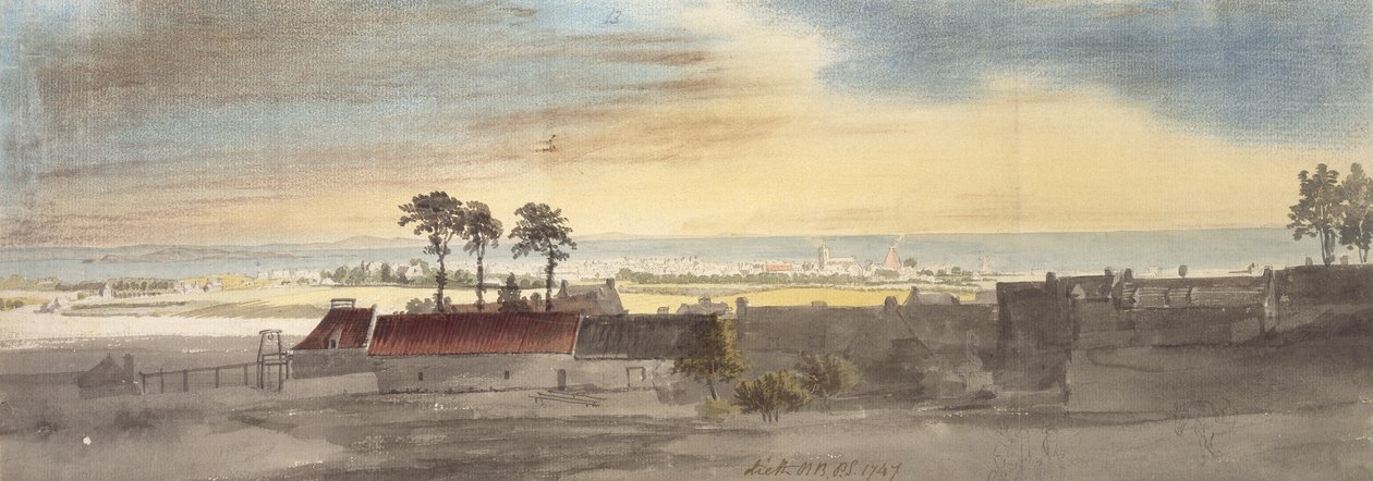 Leith, 1747 alkotó: Paul Sandby