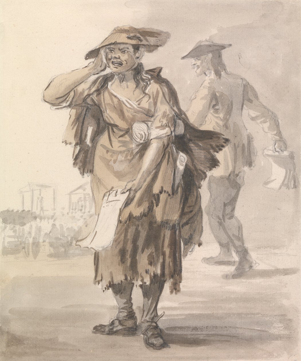London Cries: Last Dying Speech and Confession alkotó: Paul Sandby