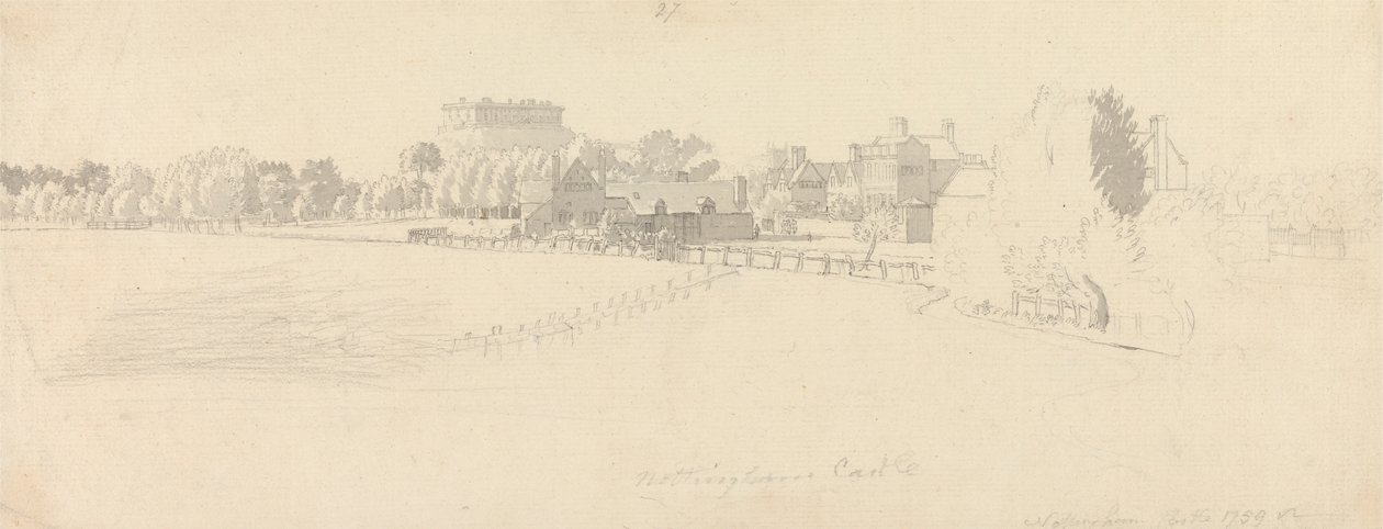 Nottingham kastély alkotó: Paul Sandby