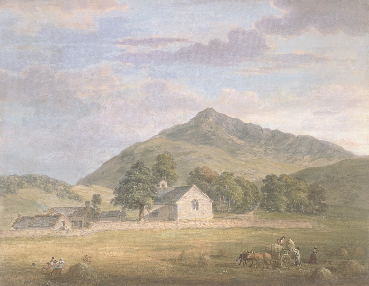 PD.2-1967 Szénakészítés a Dolwyddelannál Moel Siabod alatt, Észak-Walesben, 1776-86 körül (wc és gouache, ceruza papíron) alkotó: Paul Sandby