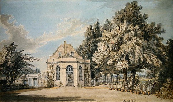 Rackett Lodge, Wandsworth (akvarell ceruzával, papíron) alkotó: Paul Sandby