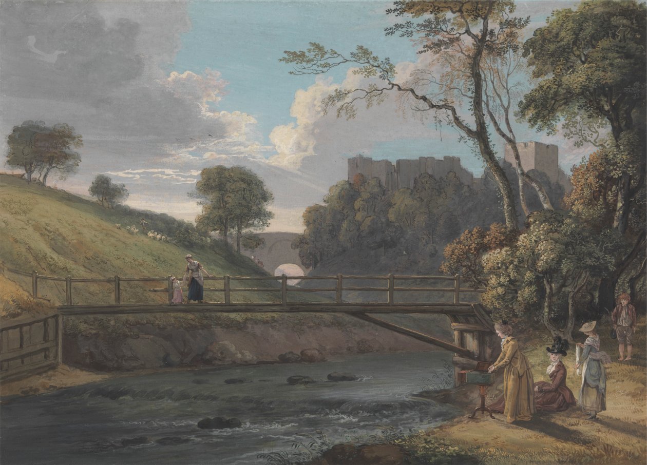 Roslin kastély, Midlothian alkotó: Paul Sandby