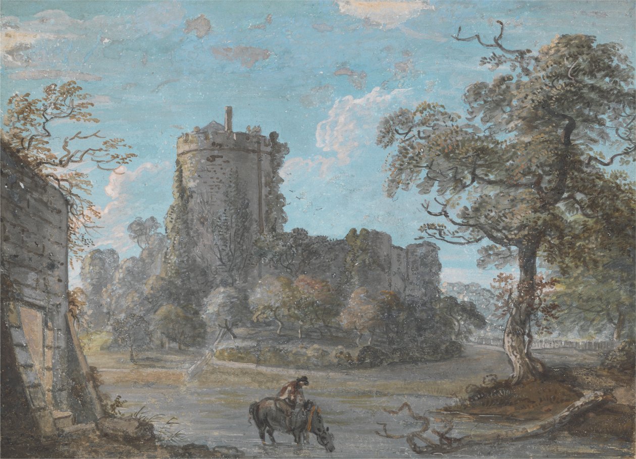 A Chepstow-kastély bejárata alkotó: Paul Sandby