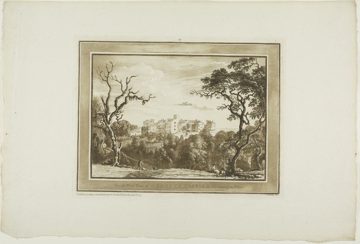 Tizenkét kilátás... Dél-Walesben (első walesi készlet) alkotó: Paul Sandby