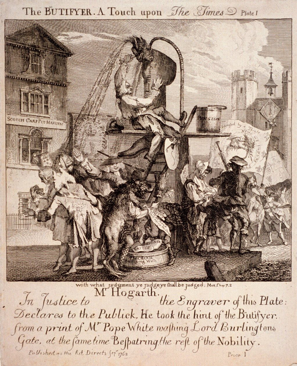 William Hogarth, 1762 alkotó: Paul Sandby