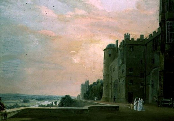 Windsori kastély: North Terrace alkotó: Paul Sandby