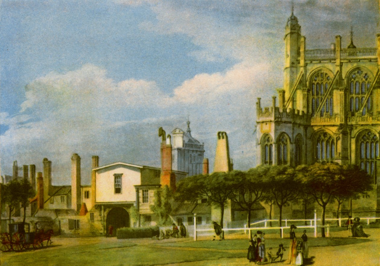 „Windsori kastély: Szent György-kápolna”, 1768, 1942. alkotó: Paul Sandby
