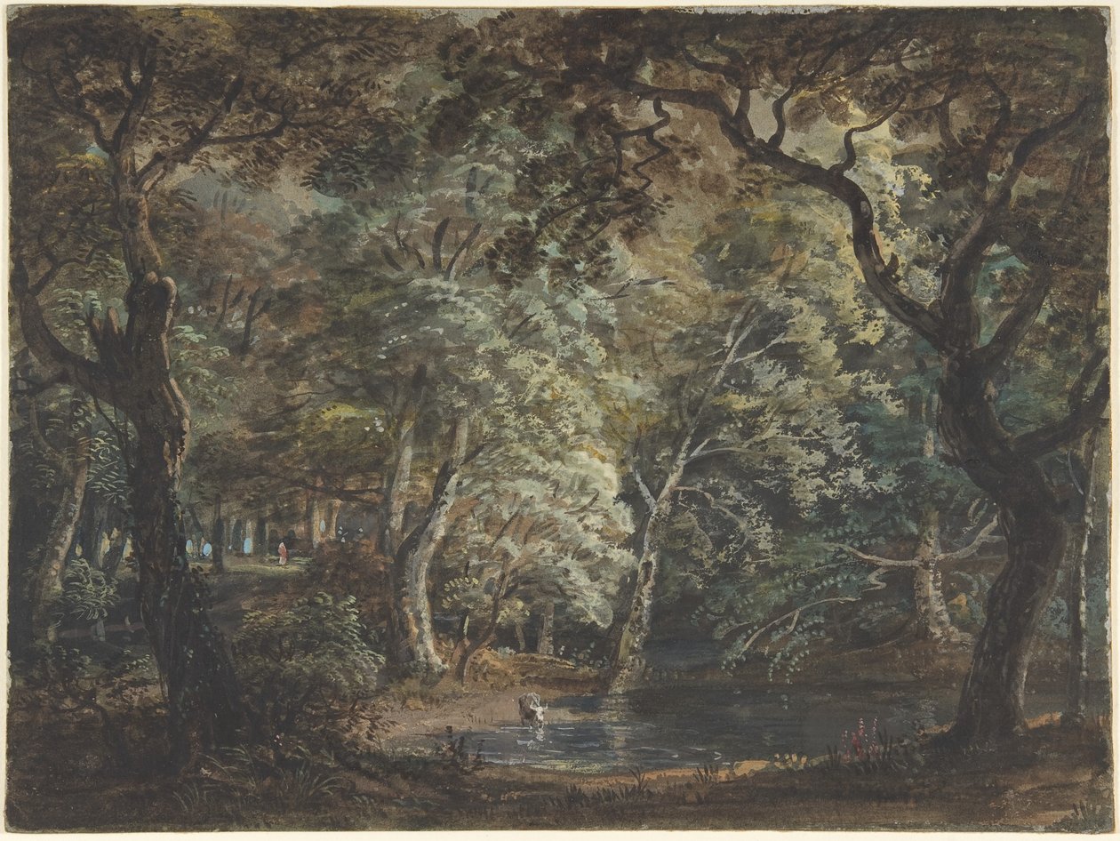 Windsor Great Park, 1790-99 körül (akvarell) alkotó: Paul Sandby