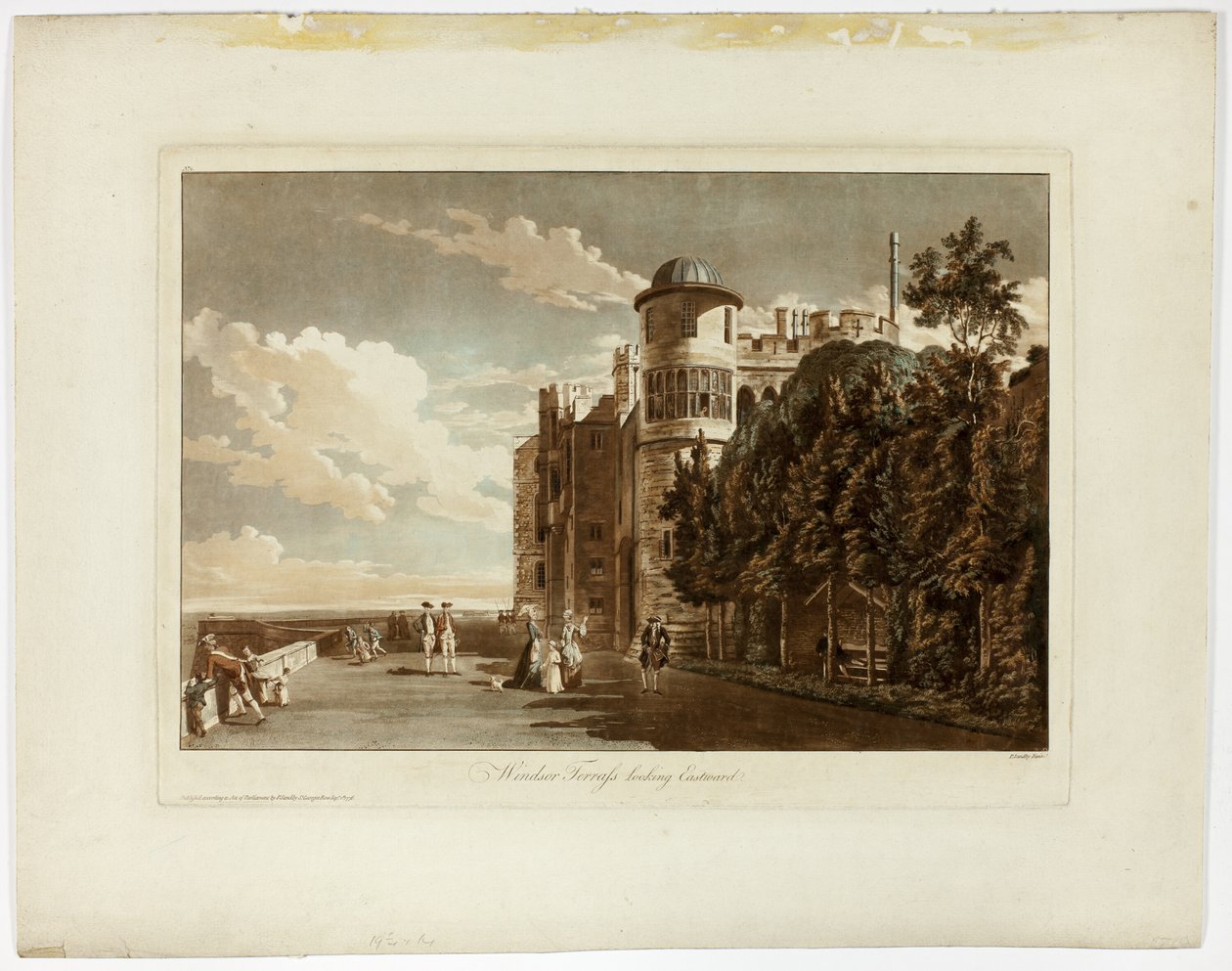 Windsor Terrace Kelet felé néz alkotó: Paul Sandby