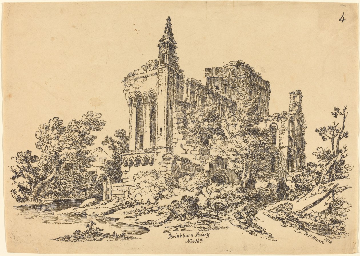 Brinkman Priory alkotó: Paul Sandby Munn