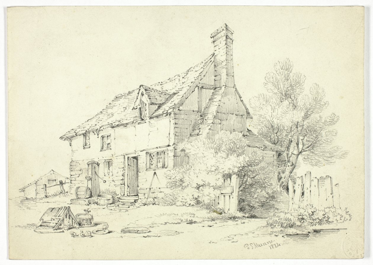 Vidéki kunyhó alkotó: Paul Sandby Munn