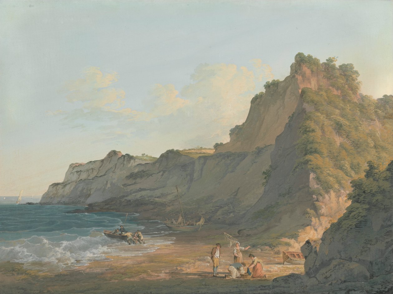 Shanklin Chine, Wight-sziget alkotó: Paul Sandby Munn
