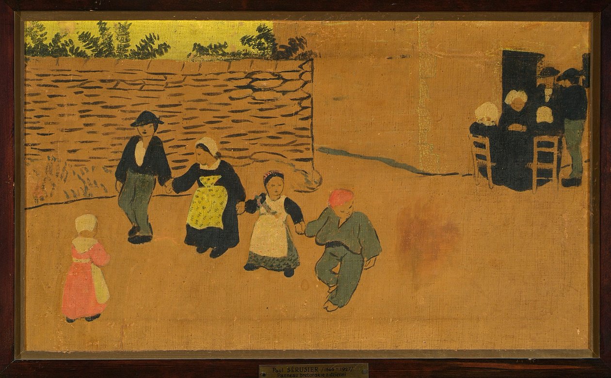 Bretonisches Paneel mit Kindern alkotó: Paul Sérusier