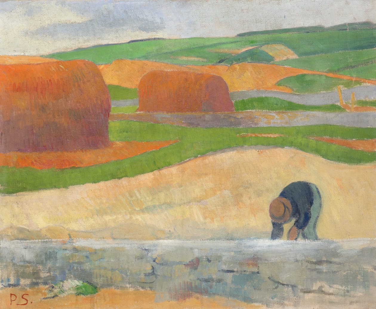 Hínárgyűjtő alkotó: Paul Sérusier