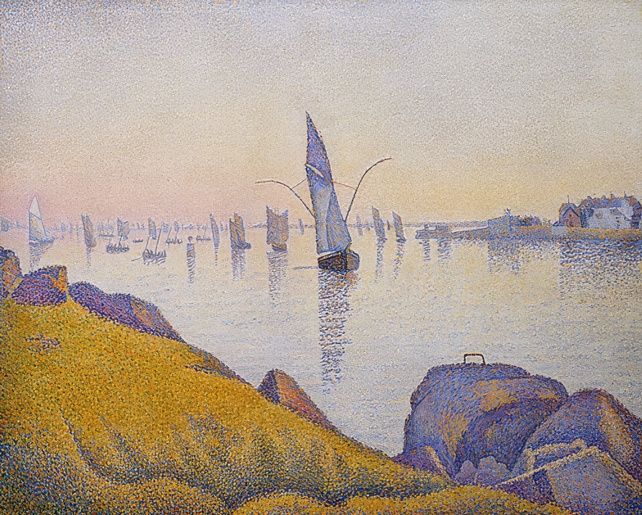 Abendruhe, Concarneau, Opus 220 (Allegro Maestoso). 1891 alkotó: Paul Signac