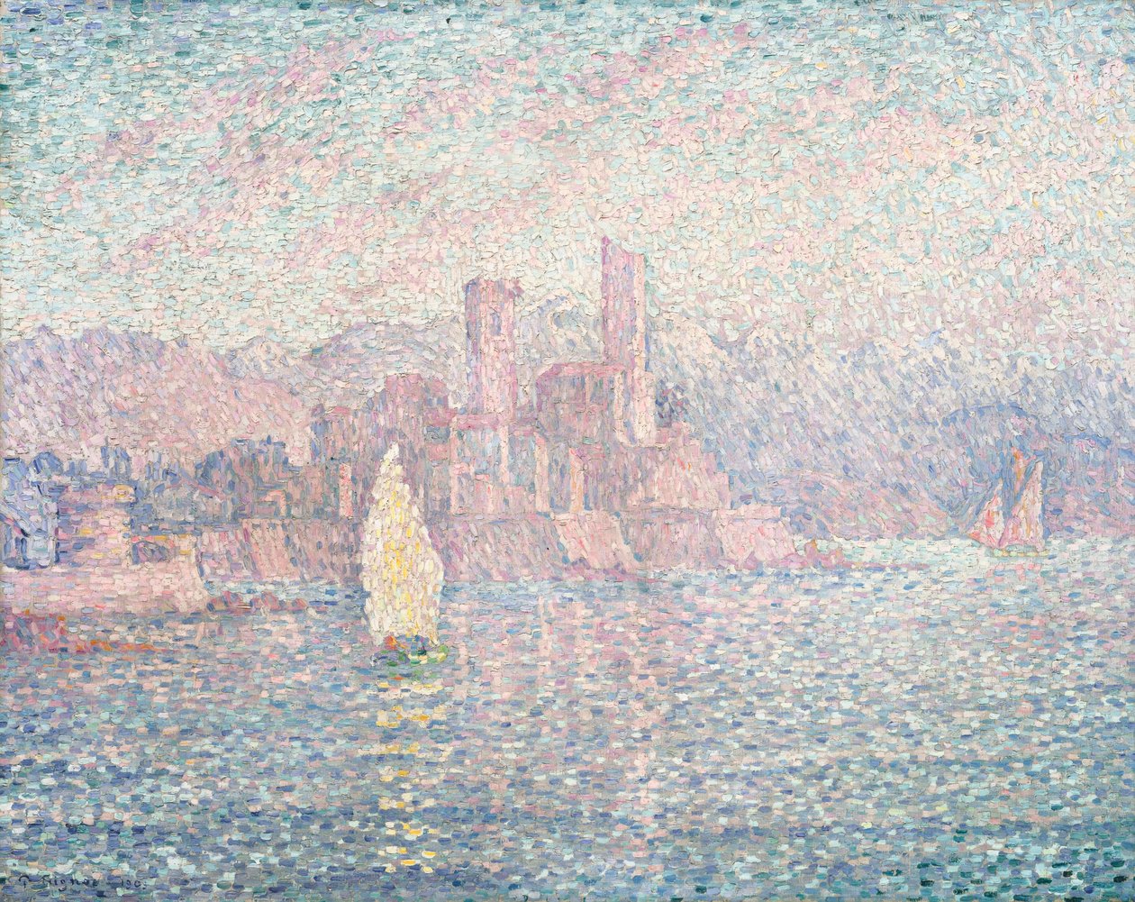 Antibes, Reggel, 1903 alkotó: Paul Signac