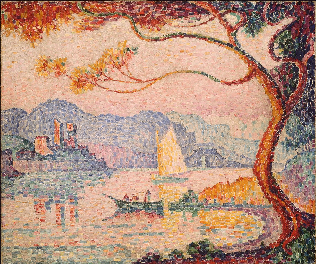 Antibes, Bacon kis kikötője, 1917 alkotó: Paul Signac