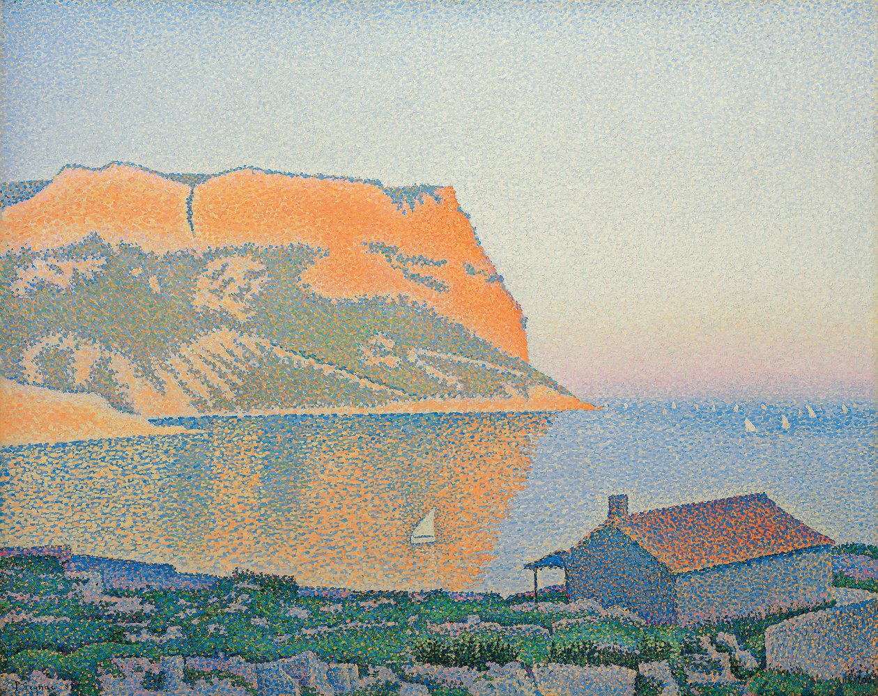 Cape Canaille, Cassis, 1889 alkotó: Paul Signac