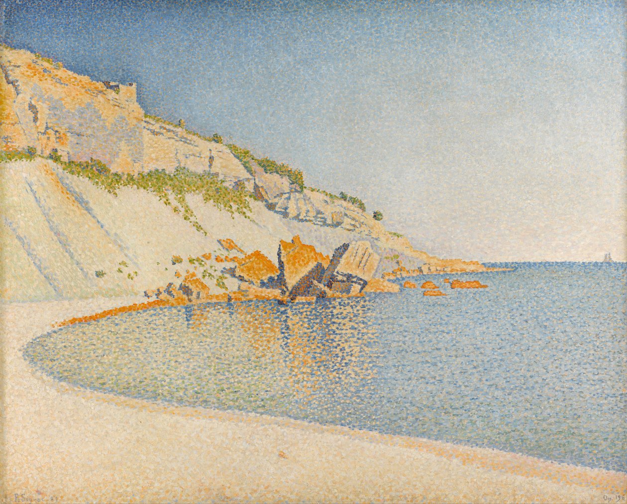 Cassis, Cap Lombard, 196. opus alkotó: Paul Signac