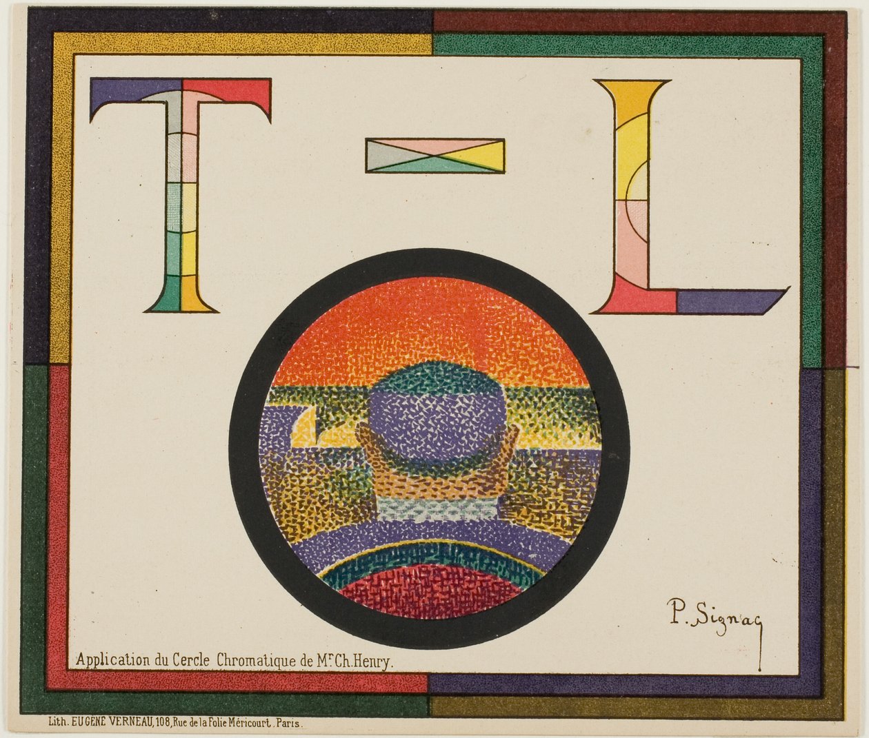 Kromatikus kör alkotó: Paul Signac