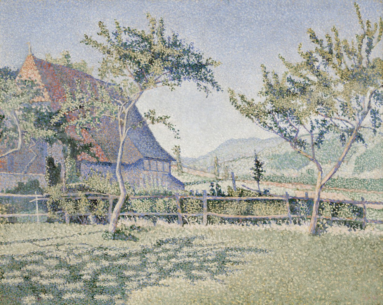 Comblat-le-Château, a rét, Opus 161, 1887. június-július (olaj, vászon) alkotó: Paul Signac