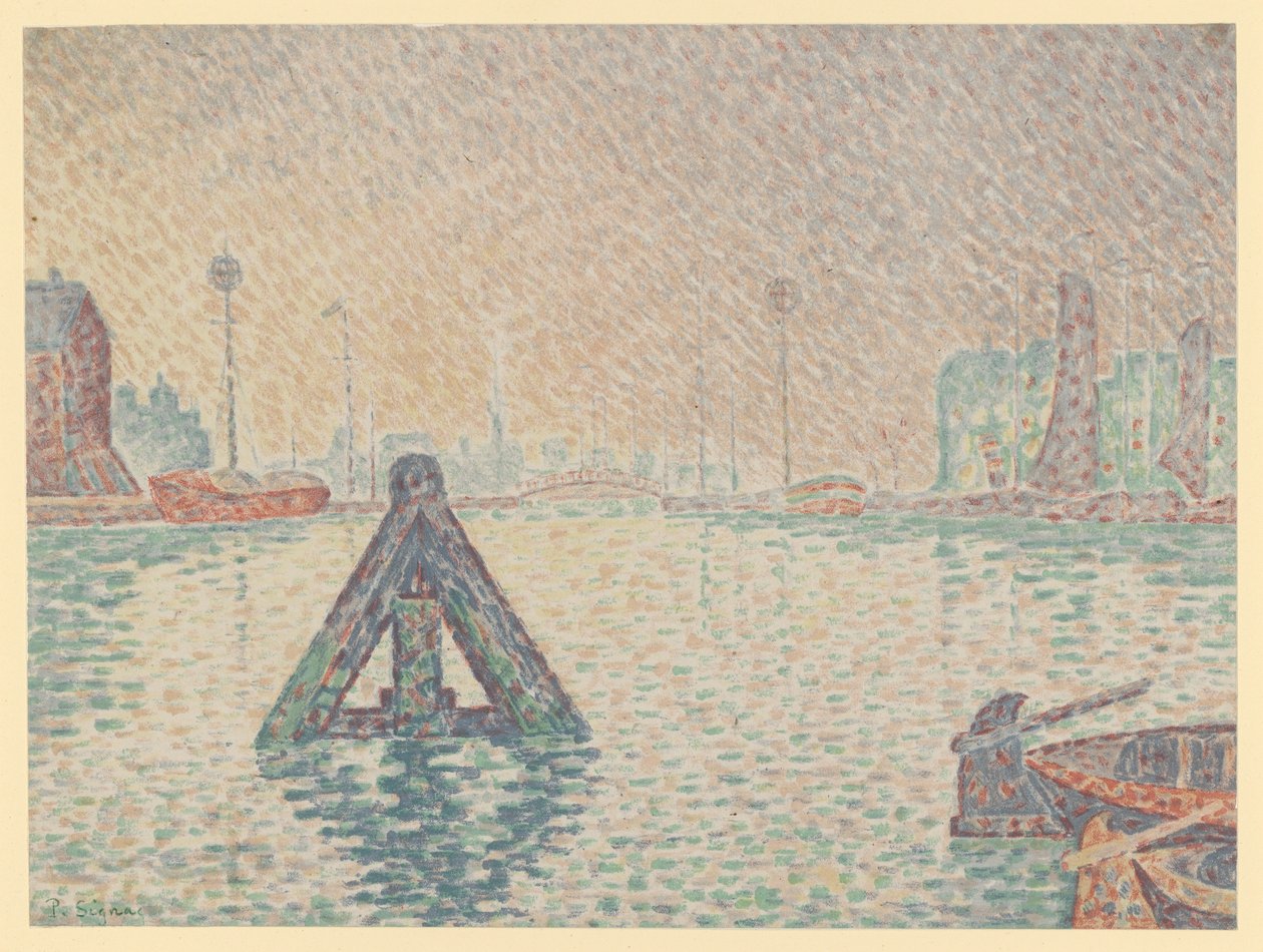 Hollandiában - A jelzőbója alkotó: Paul Signac