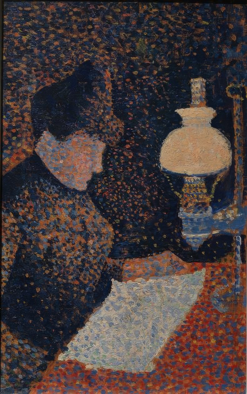 Nő a lámpa alatt alkotó: Paul Signac