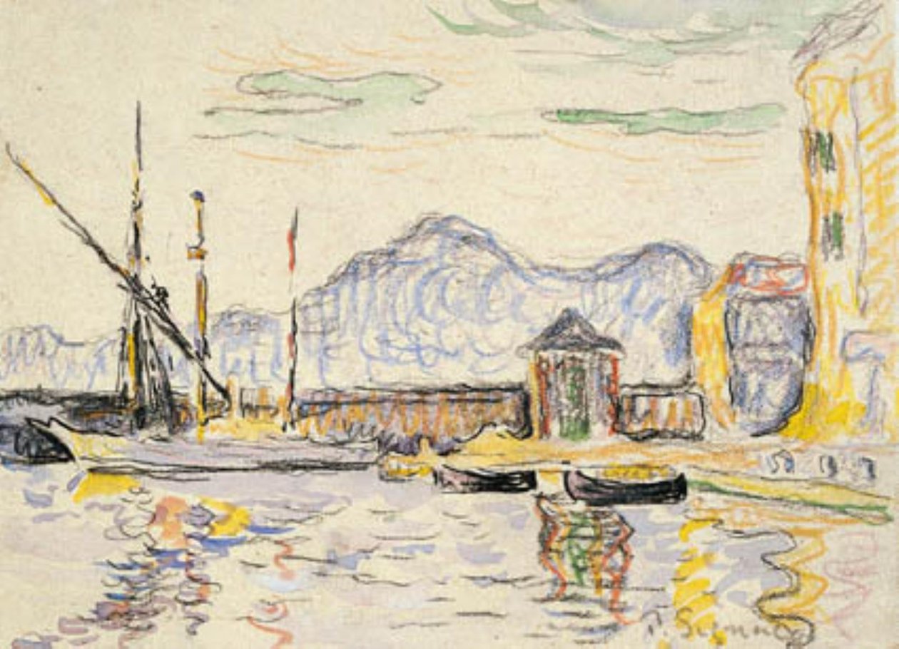 Antibes kikötője alkotó: Paul Signac