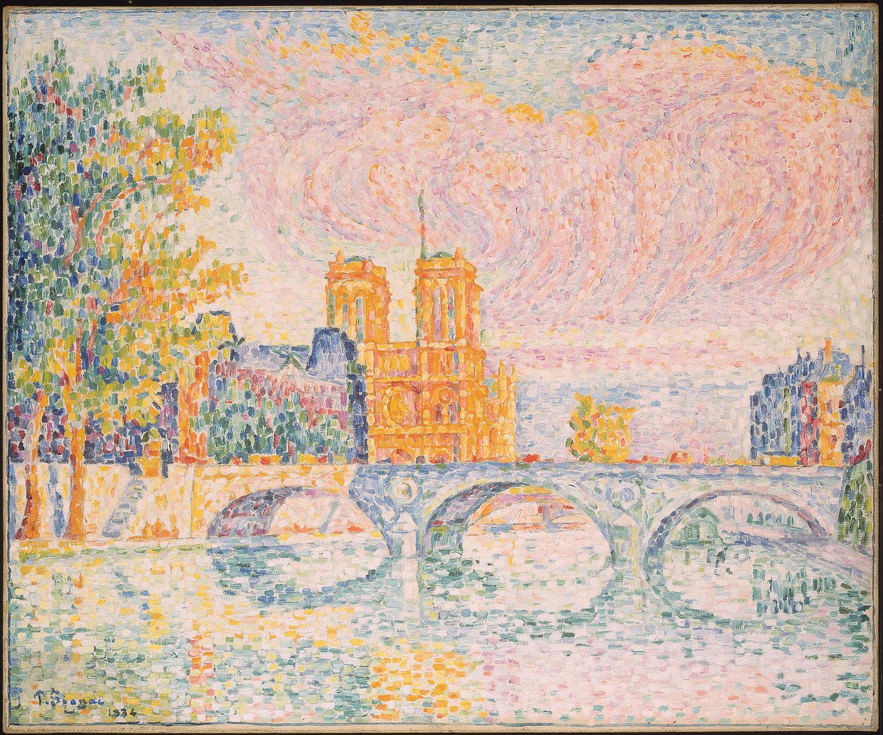 A város. Párizs alkotó: Paul Signac