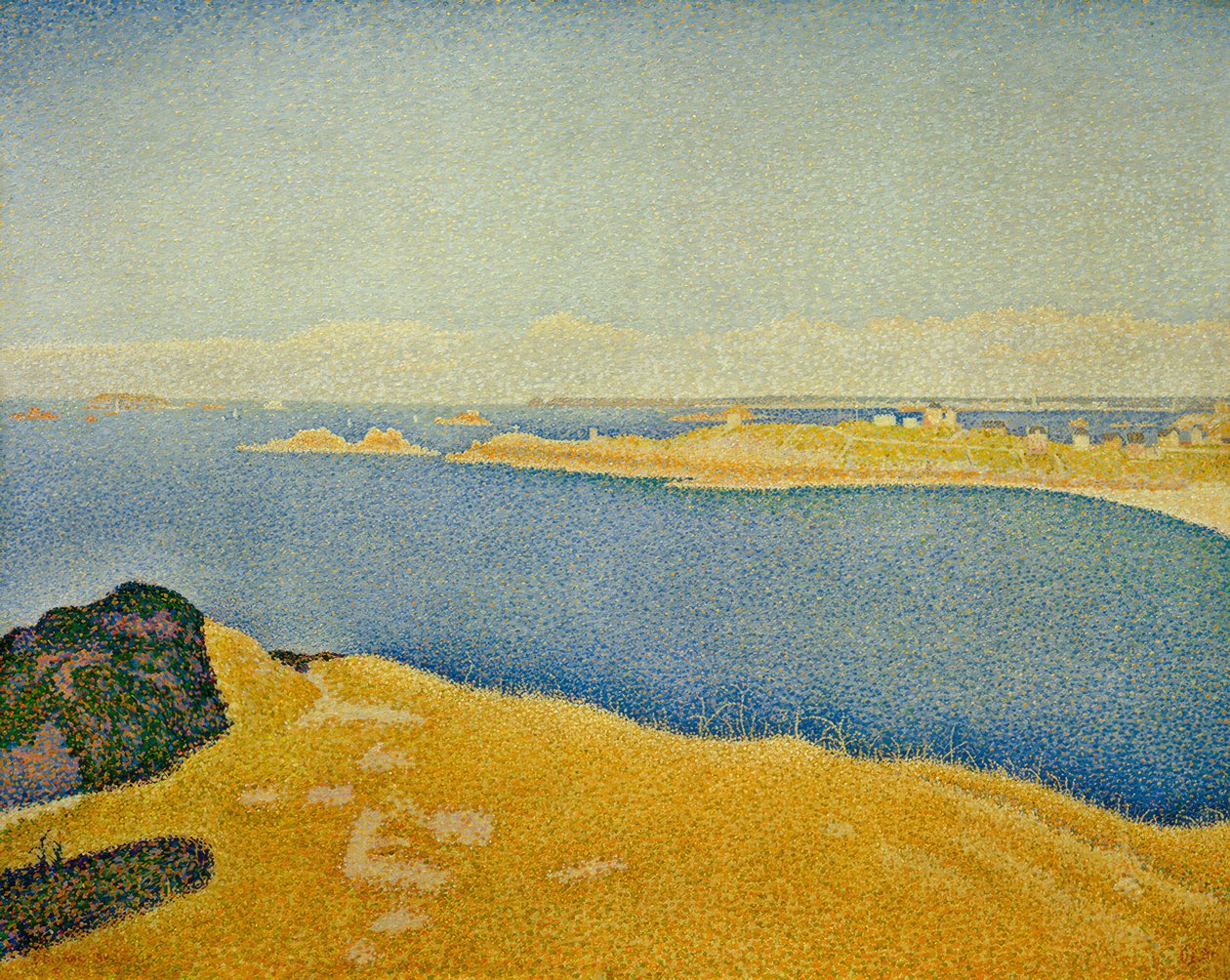 A tenger, Saint-Briac. A Guerin gárda. Saint-Lunaire (Opus 2 alkotó: Paul Signac