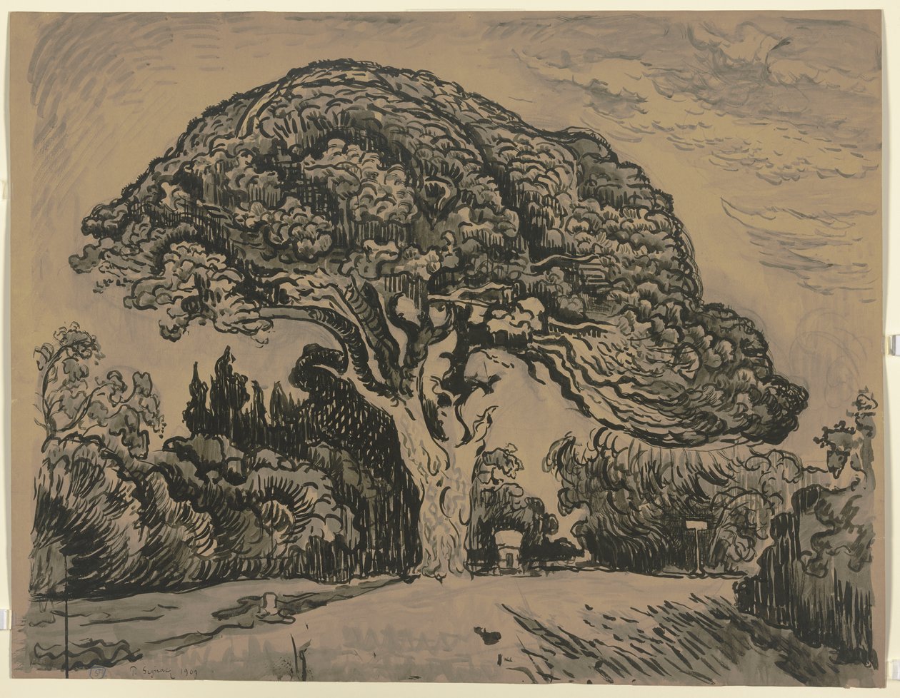 Le Pin Bertaud alkotó: Paul Signac