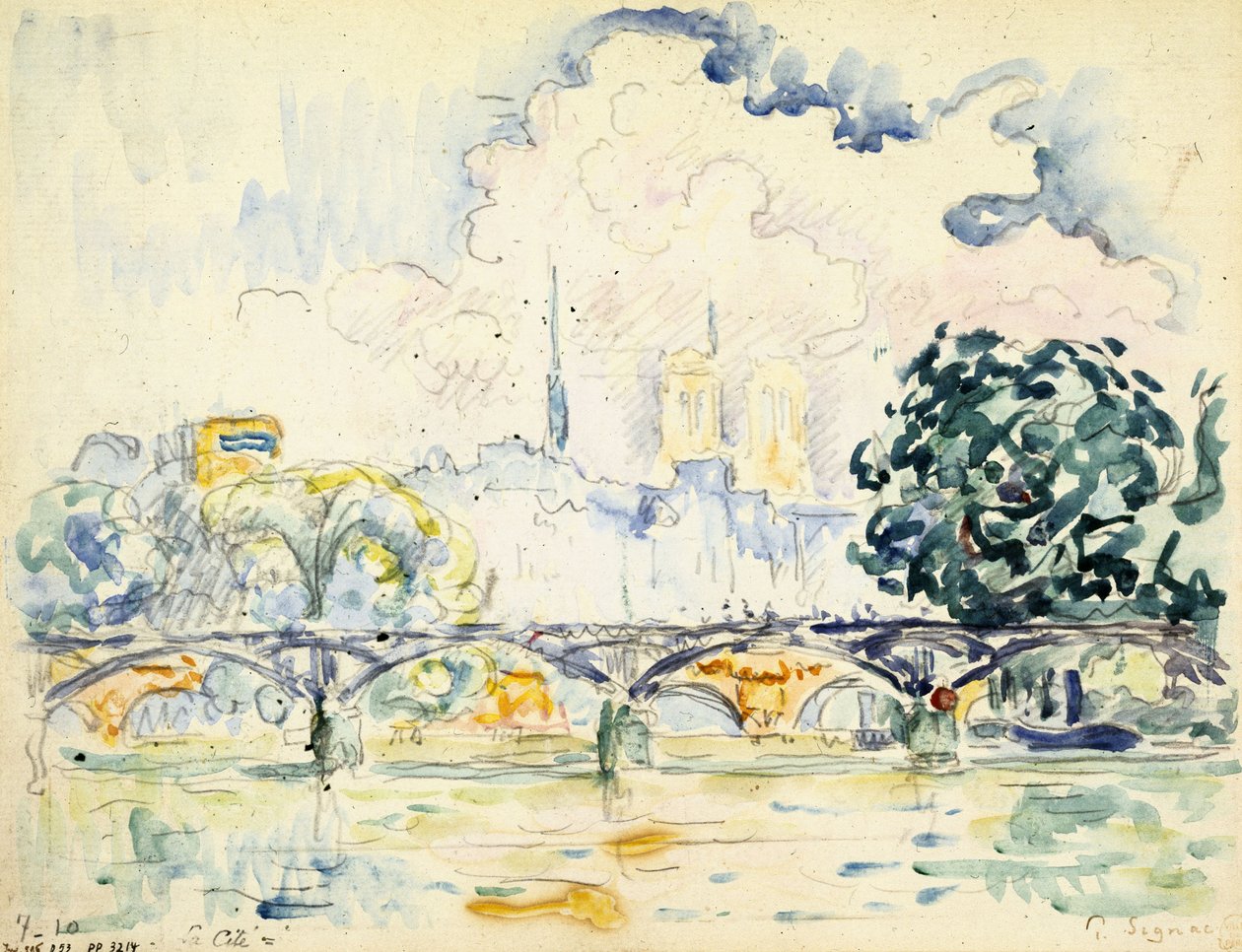 Pont des Arts alkotó: Paul Signac