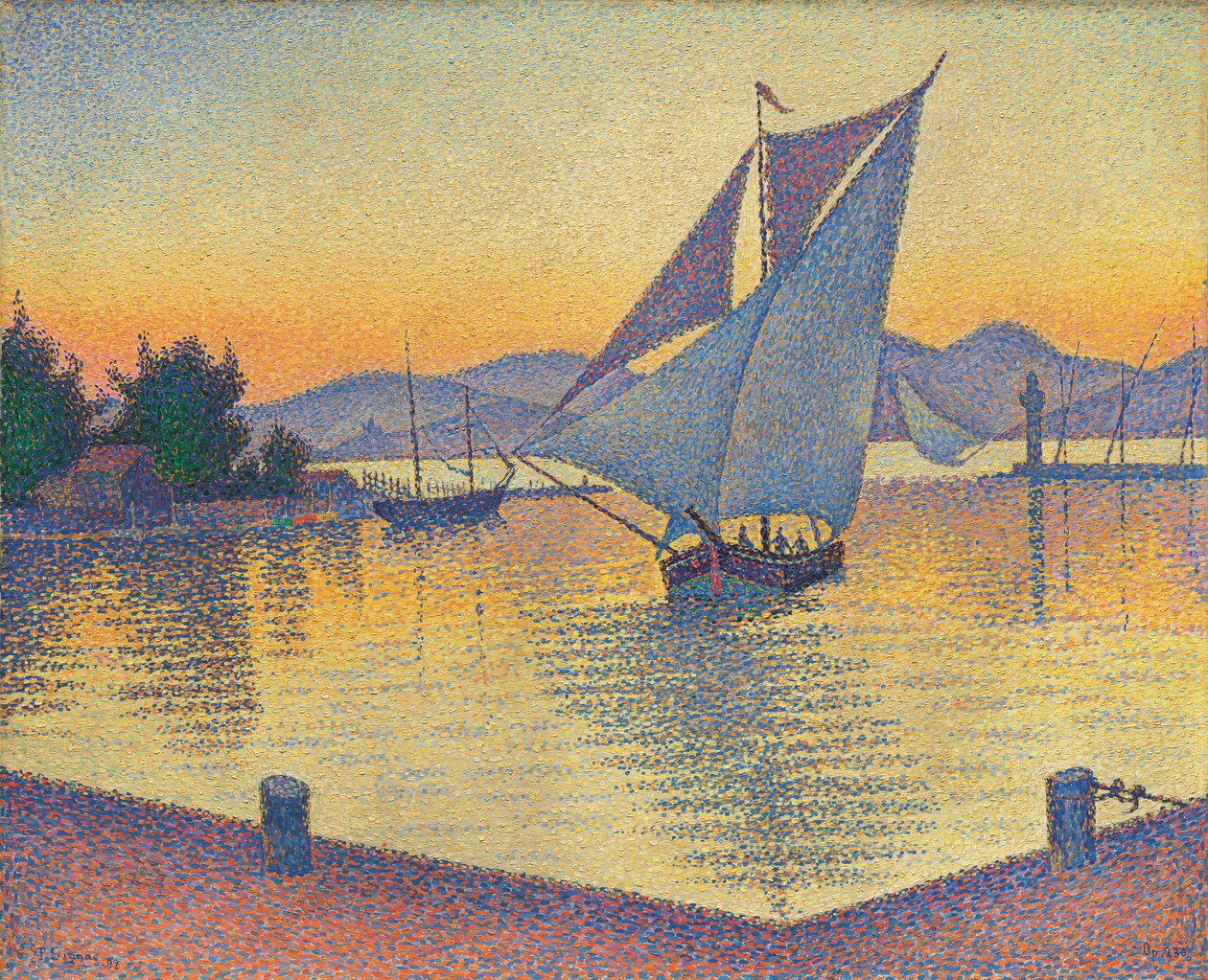 A kikötő naplementekor, Opus 236 alkotó: Paul Signac