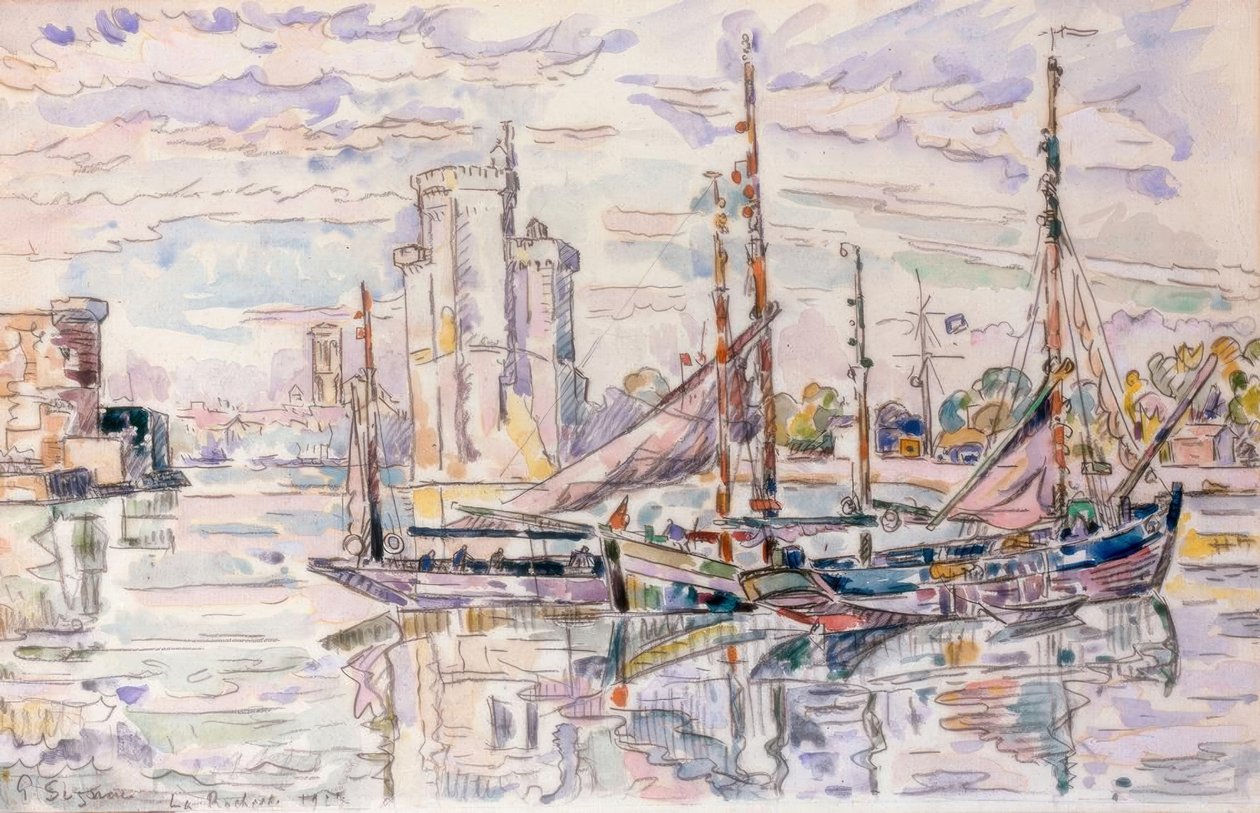 La Rochelle kikötője alkotó: Paul Signac