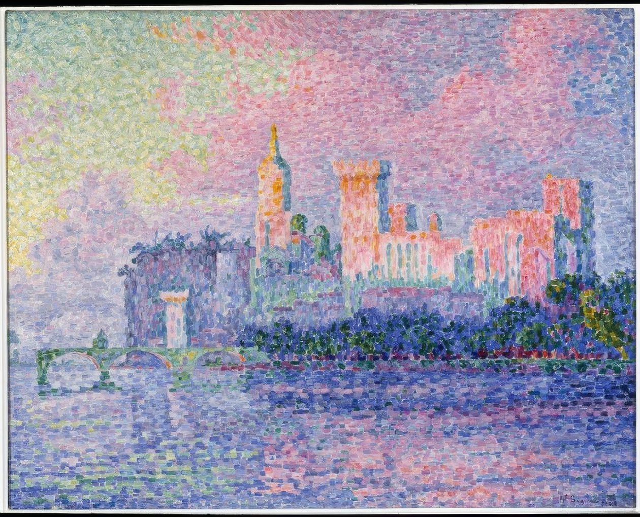 A pápák vára, Avignon alkotó: Paul Signac