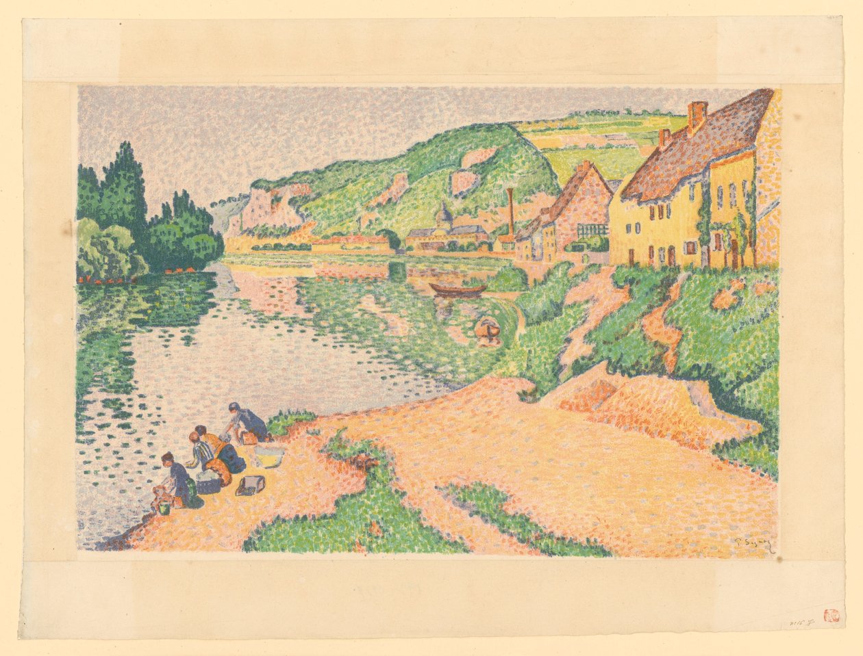 Les Andelys alkotó: Paul Signac
