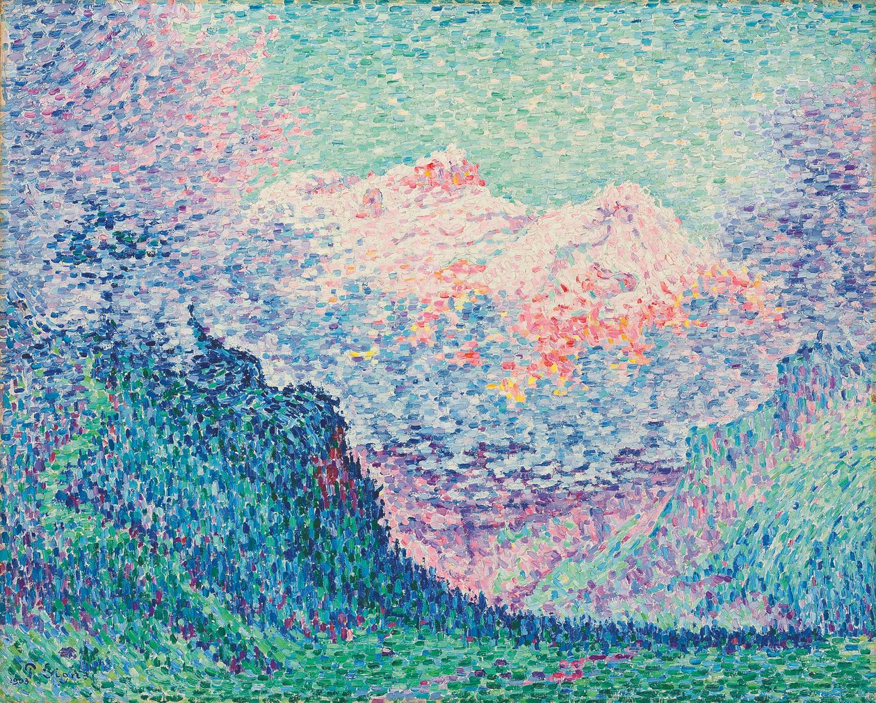 Les Diablerets alkotó: Paul Signac